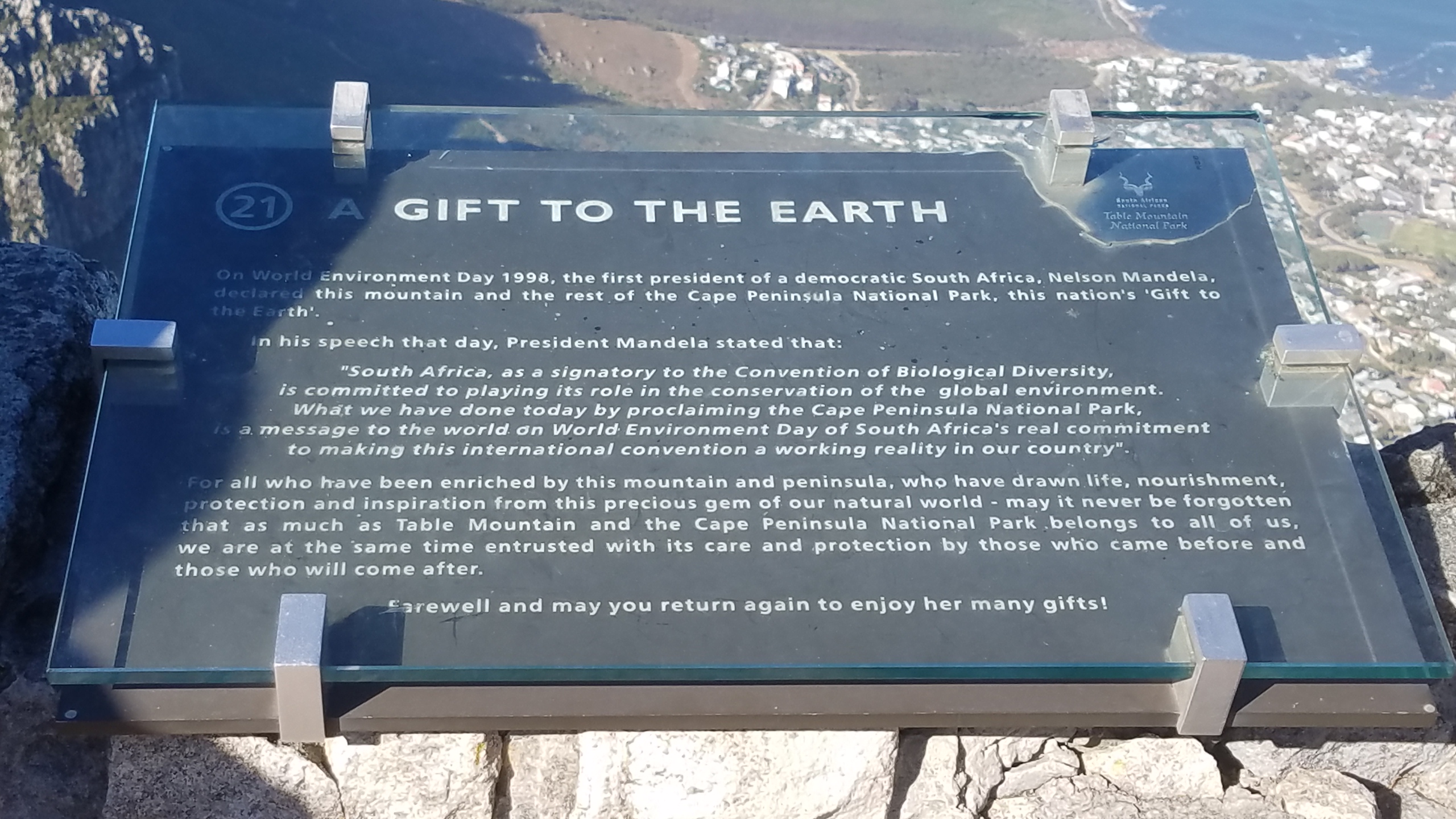 Table Mountain Gift To The Earth